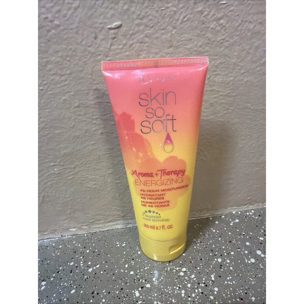 Avon Skin So Soft SSS Aroma‎ + Therapy Energizing 48 Hour Moisturizer 6.7 oz